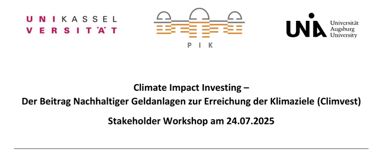 Logos der teilnehmenden Institute und Titel der Veranstaltung